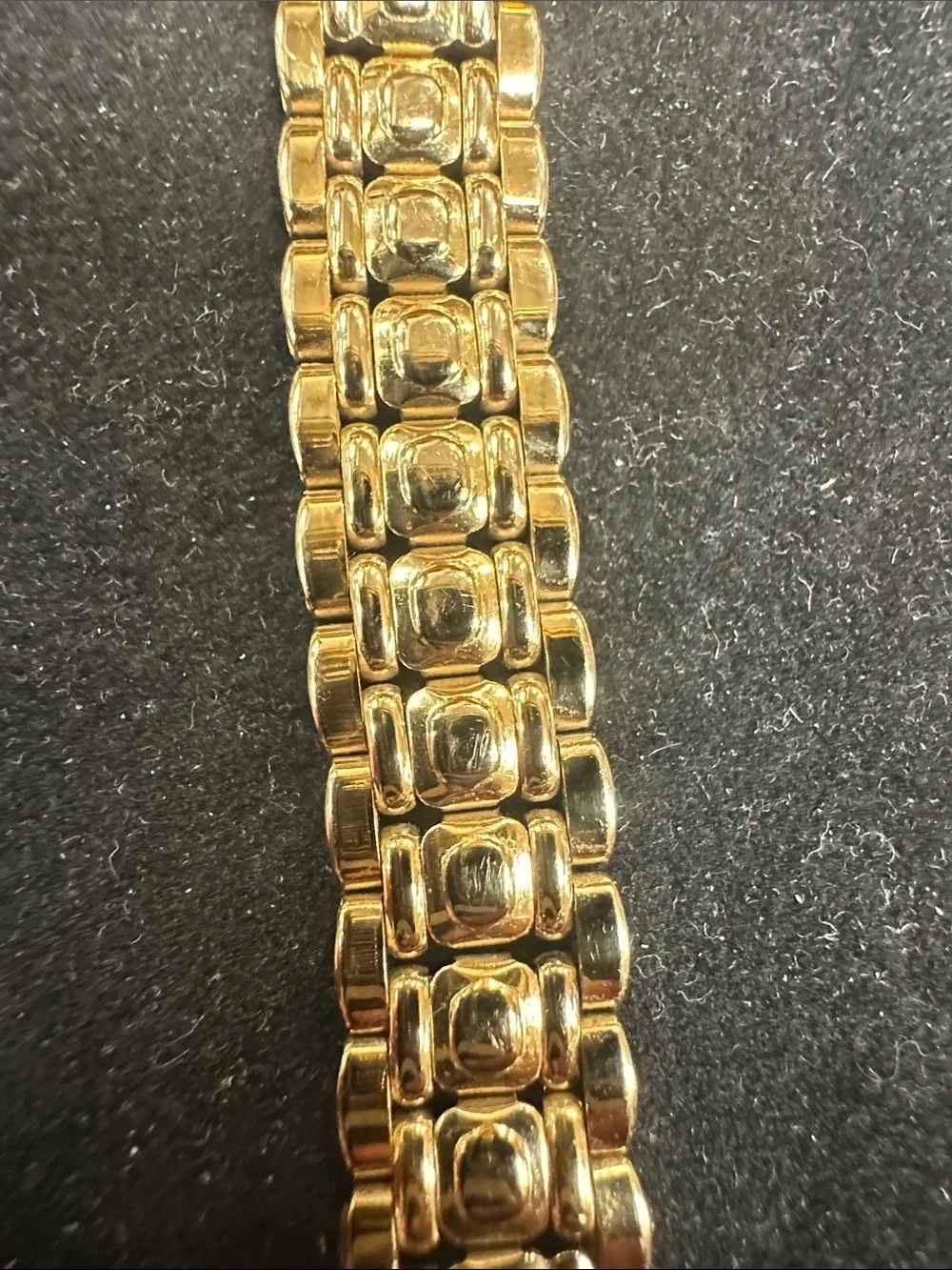 Seiko Gold-Tone Bracelet Watch with White Dial